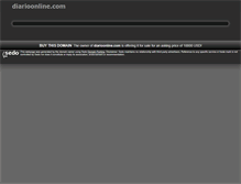 Tablet Screenshot of diarioonline.com